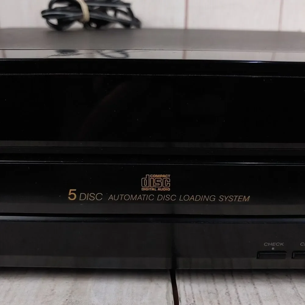 VINTAGE - Sony CDP-C325 5 Disc CD Changer - Carousel CD Player - TESTED WORKING